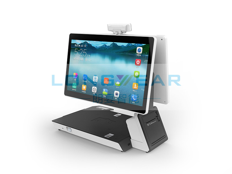 SKZ-ZW-DS02桌面雙屏政務自助受理機 正面